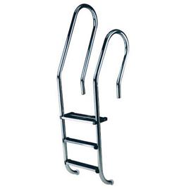 Astralpool Mixta Aisi316 Pool Ladder 4 Steps + 1 Double Safety Step Prateado