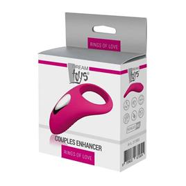 Dream Toys Love Couples Enhancer Vibrating Ring Rosa