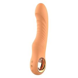 Dream Toys Glam Flexible Ribbed Vibe Vibrator Dourado