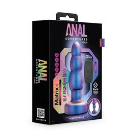 Blush Anal Adventures Matrix Kinetik Vibrator Plug Roxo