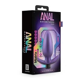 Blush Anal Adventures Matrix Excelsior Vibrator Plug Roxo