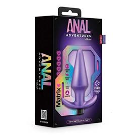 Blush Anal Adventures Matrix Interstellar Vibrator Plug Prateado