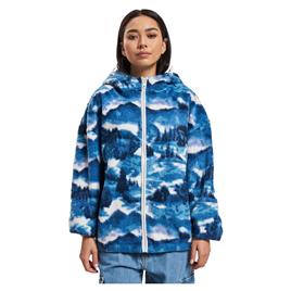 Just Rhyse Clouds Full Zip Sweatshirt Azul XS Mulher