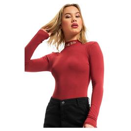 Thug Life Statement Body Vermelho S Mulher