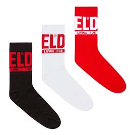Diesel 00sayj-2qatv Ray Socks 3 Pairs Colorido EU 35-38 Homem