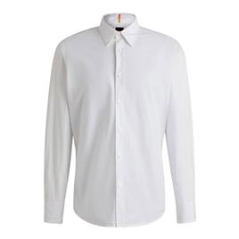 Boss Relegant 6 M 10260284 Long Sleeve Shirt Branco S Homem