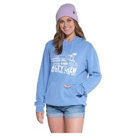 Salty Crew Shore Break Boyfriend Hoodie Azul L Mulher