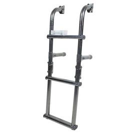 Oem Marine Stainless Steel 3 Steps Ladder Prateado 23 x 74 cm