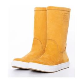 Boat Boot None Lace Leather Boots Amarelo EU 38 Mulher