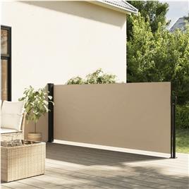 vidaXL Toldo lateral retrátil 140x600 cm bege