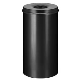 V-Part Caixote do lixo autoextinguível para papel 50 L preto