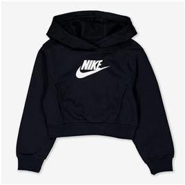 Nike Nsw Club - Preto - Sweatshirt Capuz Rapariga tamanho 14