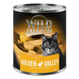 Wild Freedom Adult 6 x 800 g - sem cereais - Golden Valley - Frango e coelho