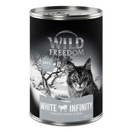 Wild Freedom Adult 6 x 400 g - White Infinity - Cavalo e frango