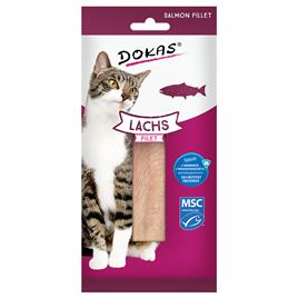 Dokas Snack de roer com filete de salmão para gatos - Pack económico: 2 x 22 g