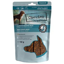 Chewies tiras de carne snacks para cães - Pato 150 g