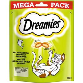 Dreamies Mega Pack 180 g - Pack económico: atum (4 x 180 g)