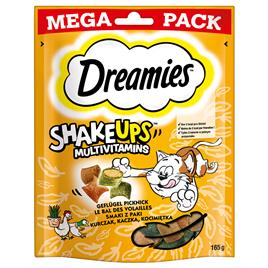 Dreamies Shakeups Multivitamins Snacks para gatos - Piquenique de aves (165 g)