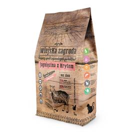 Wiejska Zagroda Cat cordeiro com krill - Pack económico: 2 x 5 kg
