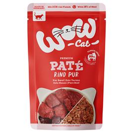 WOW Cat Adult 12 x 125 g - Vaca pura