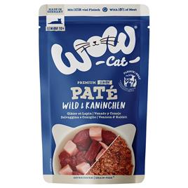 WOW Cat Senior Paté 12 x 125 g - Veado e coelho