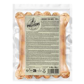 Phil & Sons Ossos de pele de cavalo snacks para cães - Pack económico: 9 x 17 cm