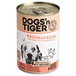 Dogs'n Tiger Adult 6 x 400 g - Aves e batata-doce