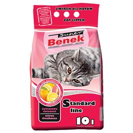 Super Benek Citrus Freshness para gatos - 10 l (aprox. 8 kg)