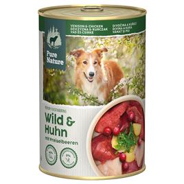 Pure Nature Adult 6 x 400 g comida húmida para cães - Veado e frango