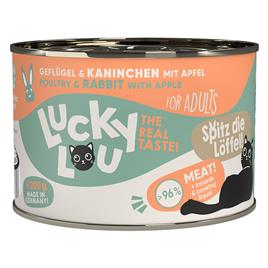 Lucky Lou Adult 24 x 200 g - Pack económico - Aves e coelho