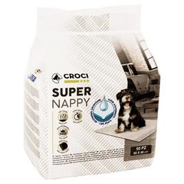 Resguardos para cachorros Croci Super Nappy - Pack económico: C 60 x L 40 cm, 50 unidades