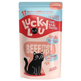 Lucky Lou Adult 48 x 125 g - Pack económico - Aves e vaca