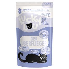 Lucky Lou Adult 48 x 125 g - Pack económico - Sterilised Aves