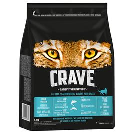 Crave Adult com salmão e peixe branco ração para gatos - 2,8 kg