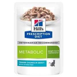 Hill’s Prescription Diet Metabolic com peixe de mar - Pack económico: 48 x 85 g
