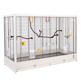 Gaiola em madeira para pássaros TIAKI Robin XXL - C 113,5 x L 53 x A 82 cm