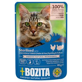 Bozita Sterilised Pedaços em molho 12 x 85 g - Aves