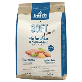 bosch Soft Junior com frango e batatas para cães - Pack económico: 3 x 2,5 kg
