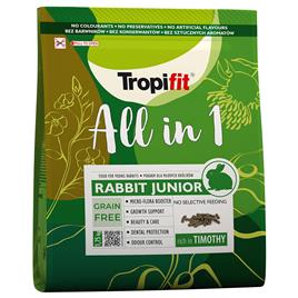 Tropifit All in 1 Rabbit Junior para coelhos - Pack económico: 2 x 1,75 kg