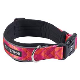 Coleira Icepeak Pet®Live Soft, rosa/laranja - Tamanho L: 50-60 cm de contorno do pescoço, 30 mm de largura