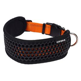 Coleira Icepeak Pet® Comb, laranja - Tamanho L: 40- 60 cm de contorno do pescoço, 60 mm de largura