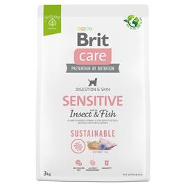 Brit Care Sustainable Sensitive com peixe e insetos - 2 x 3 kg