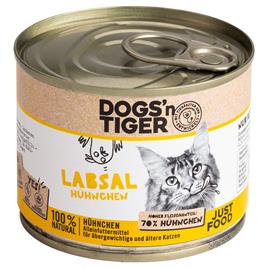 Dogs'n Tiger Senior Cat 12 x 200 g - Pack económico - Deleite de frango