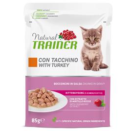 Natural Trainer Kitten & Young  -  24 x 85 g de peru