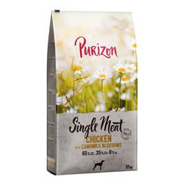 Purizon Single Meat Adult frango e abóbora - sem cereais - 12 kg