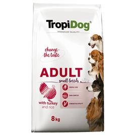 Tropidog Premium Adult Small peru e arroz - 8 kg