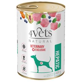 4Vets Natural Dog Hepatic 400 g - 12 x 400 g