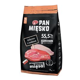 Pan Miesko Medium Vitela com peru - 9 kg