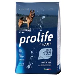 Prolife Dog Smart Adult Médio / Grande Truta e Arroz - Pack económico: 2 x 12 kg