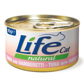 LifeCat Adult Atum e Camarões - 6 x 85 g